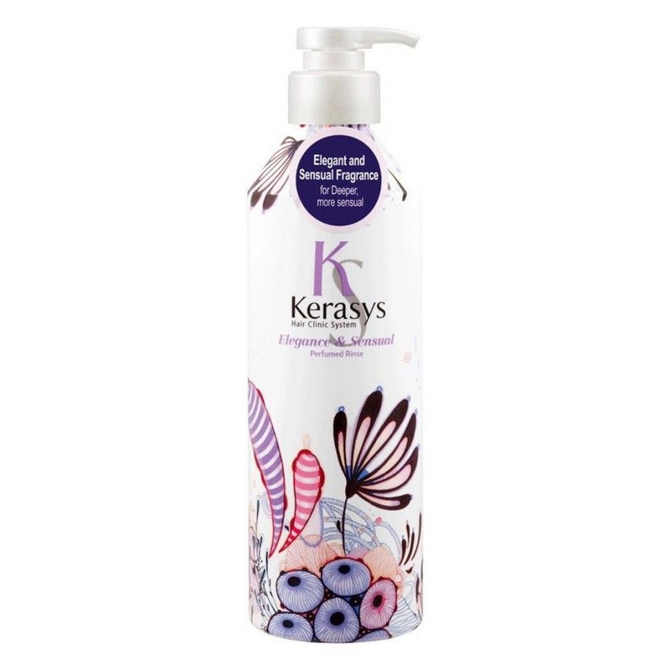 KeraSys KeraSys Кондиционер для ослабленных волос, Kerasys Elegance & Sensual Perfumed Rinse, 600 мл