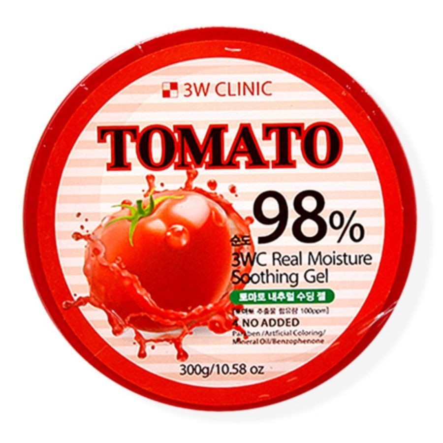 3W Clinic Многофункциональный гель с экстрактом томата / Tomato Moisture Soothing Gel, 300 мл