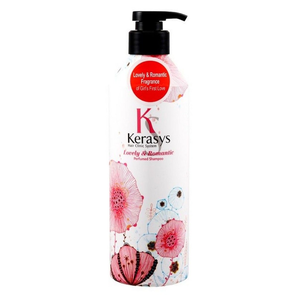 KeraSys Шампунь для повреждённых волос / Lovely & Romantic Perfumed Shampoo, 600 мл